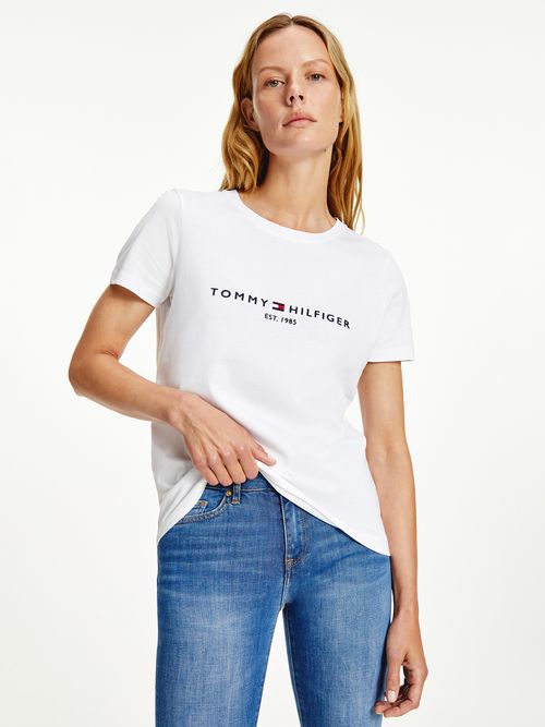 ROPA POLERAS Tommy Hilfiger Mujer M Blanco tommychile