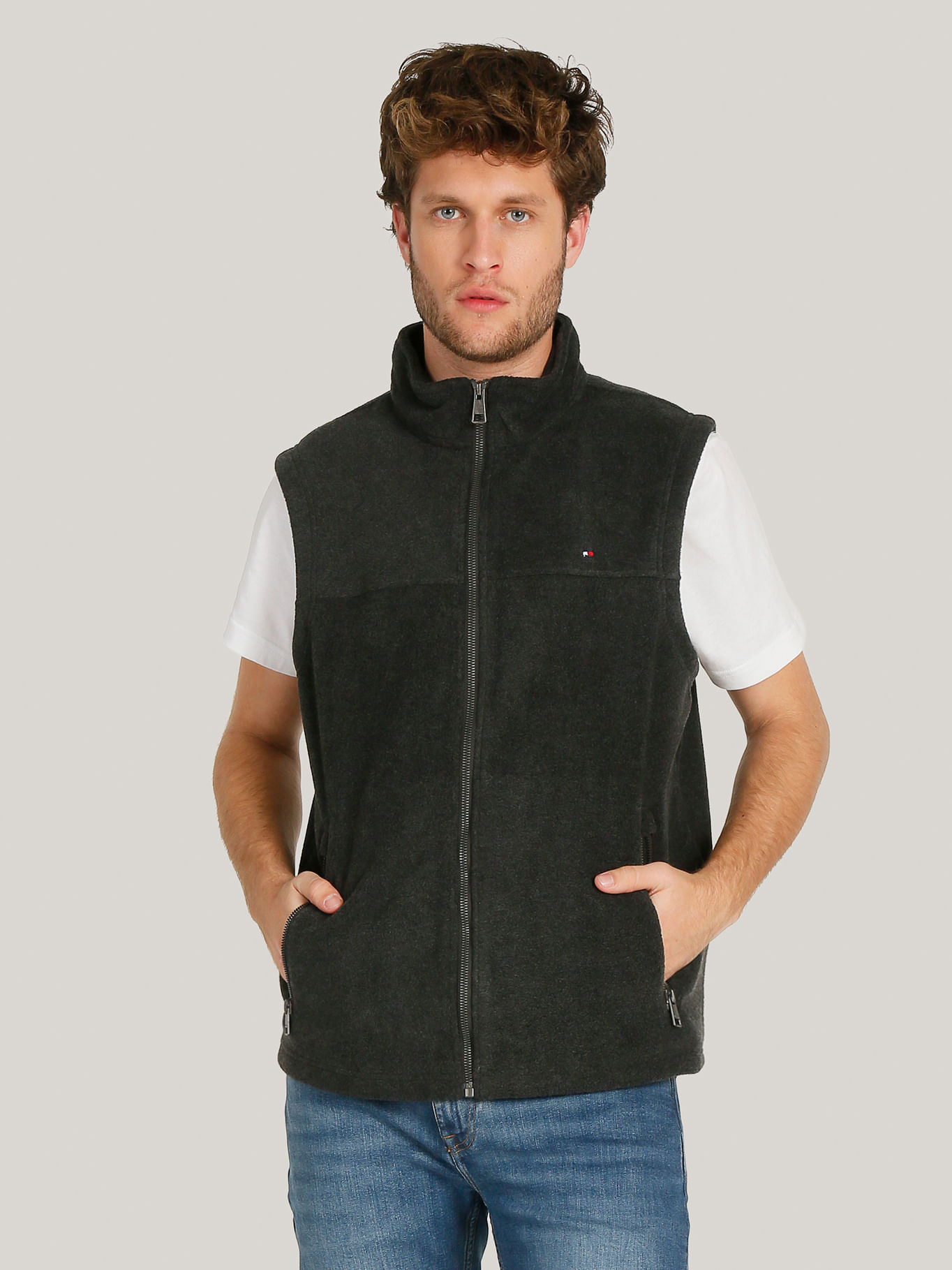 Chaqueta Vest Solid Con Logo 157af385cha