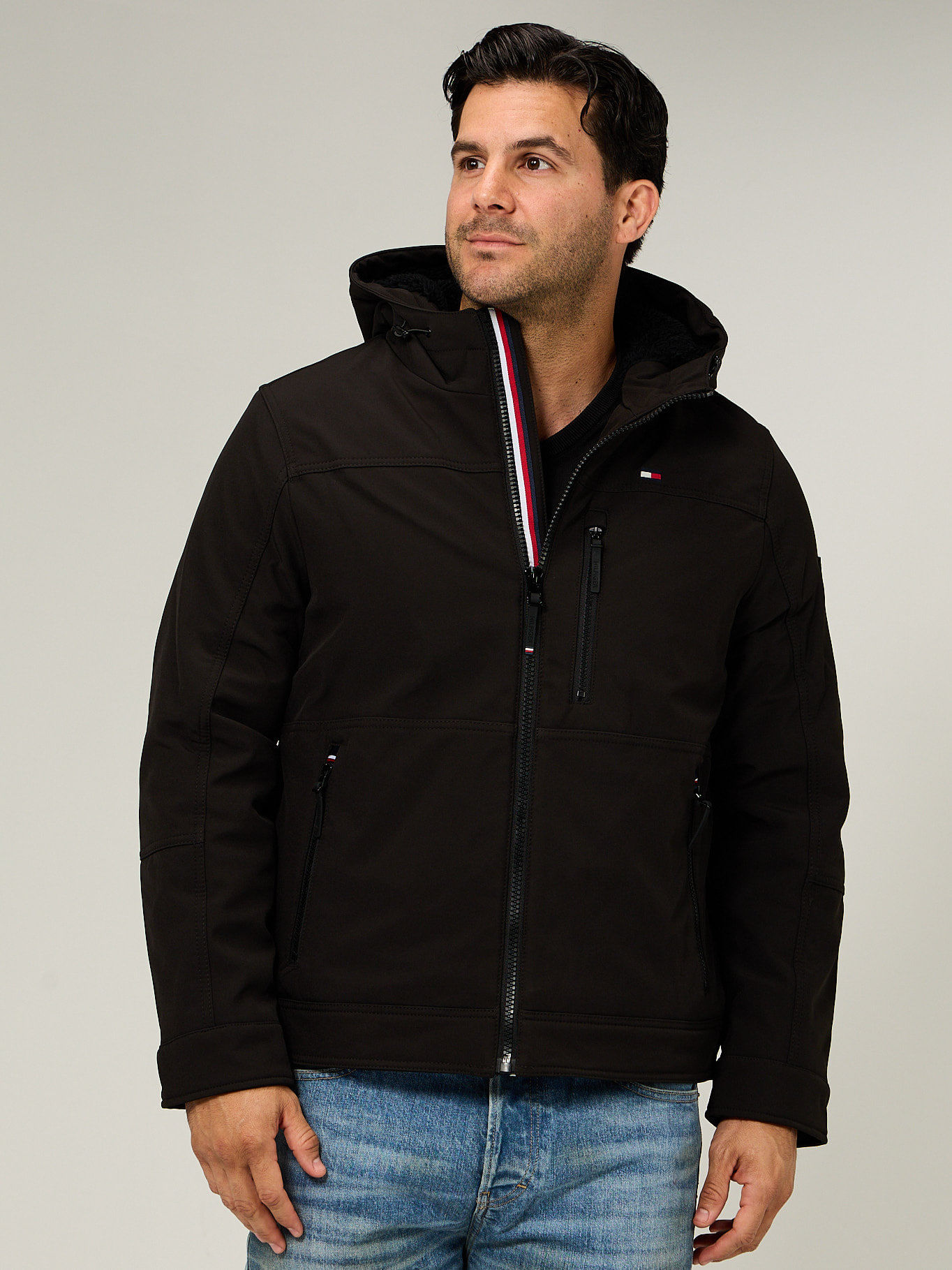 Chaqueta Soft Shell Gorro 150ap087blk